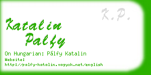 katalin palfy business card